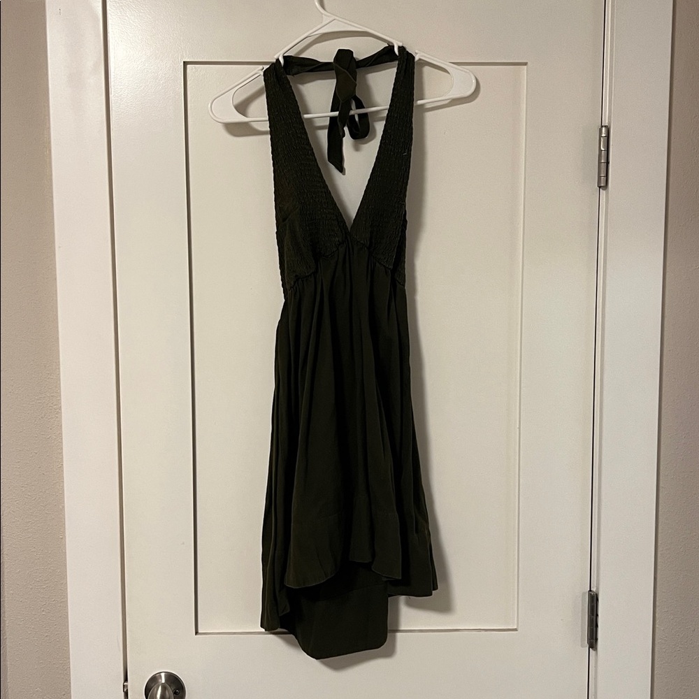 BDG Dark Green Mini Dress